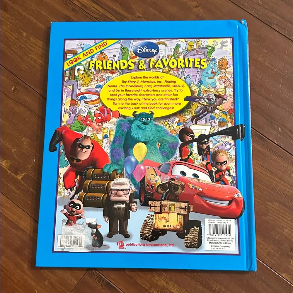 Rare Disney Friends & Favorites (Look and Find) hardcover book